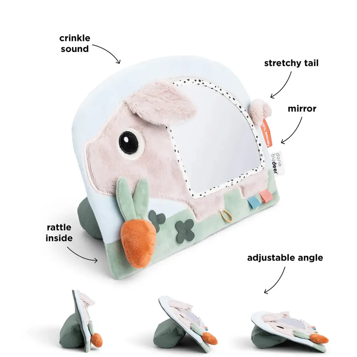 Activity floor mirror - Pigee - Colour mix