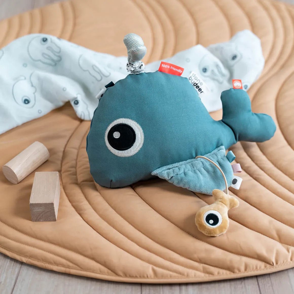 Activity floor mirror - Wally - Blue