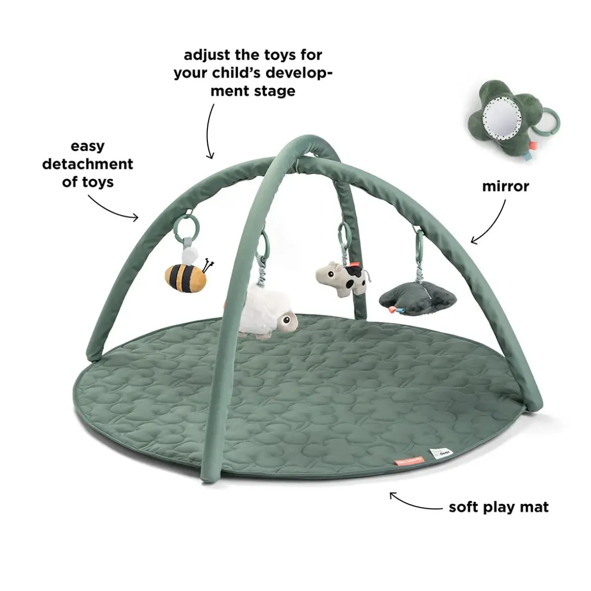 Activity play mat - Tiny farm - Green