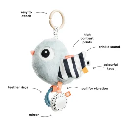 Activity sensory toy - Birdee - Blue