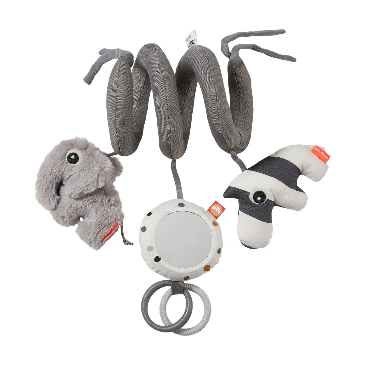 Activity spiral - Deer friends - Grey