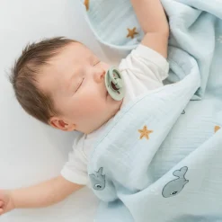 Baby blanket - Wally - Blue