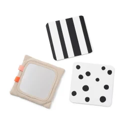 Baby contrast card holder - Deer friends - Sand