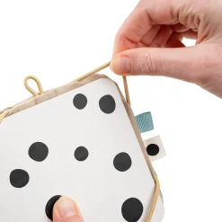 Baby contrast card holder - Deer friends - Sand