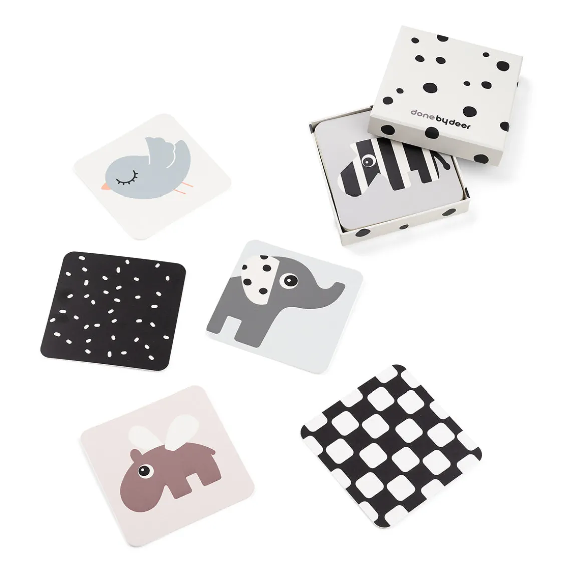 Baby contrast cards 10-pack - Elphee - Colour mix