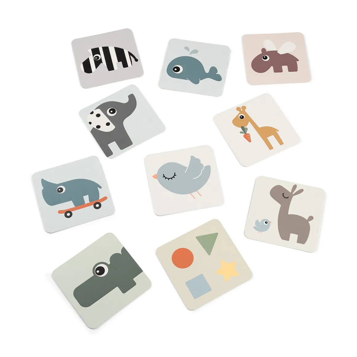 Baby contrast cards 10-pack - Elphee - Colour mix