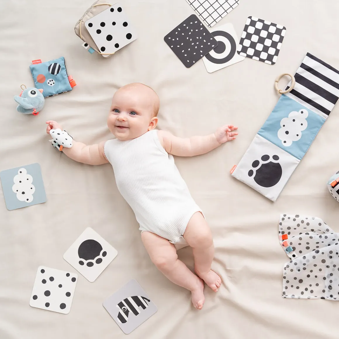 Baby contrast cards 10-pack - Elphee - Colour mix