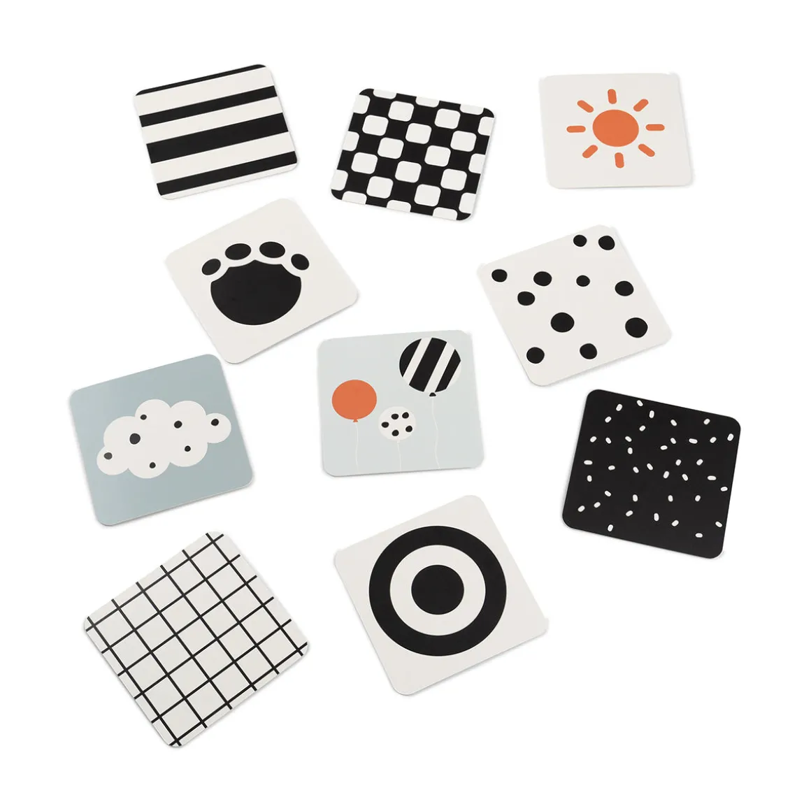Baby contrast cards 10-pack - Elphee - Colour mix