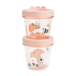 Baby food container 2-pack - Tiny farm - Powder