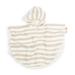 Bath poncho - Stripes - Sand