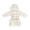 Bathrobe 1-2 years - Stripes - Sand