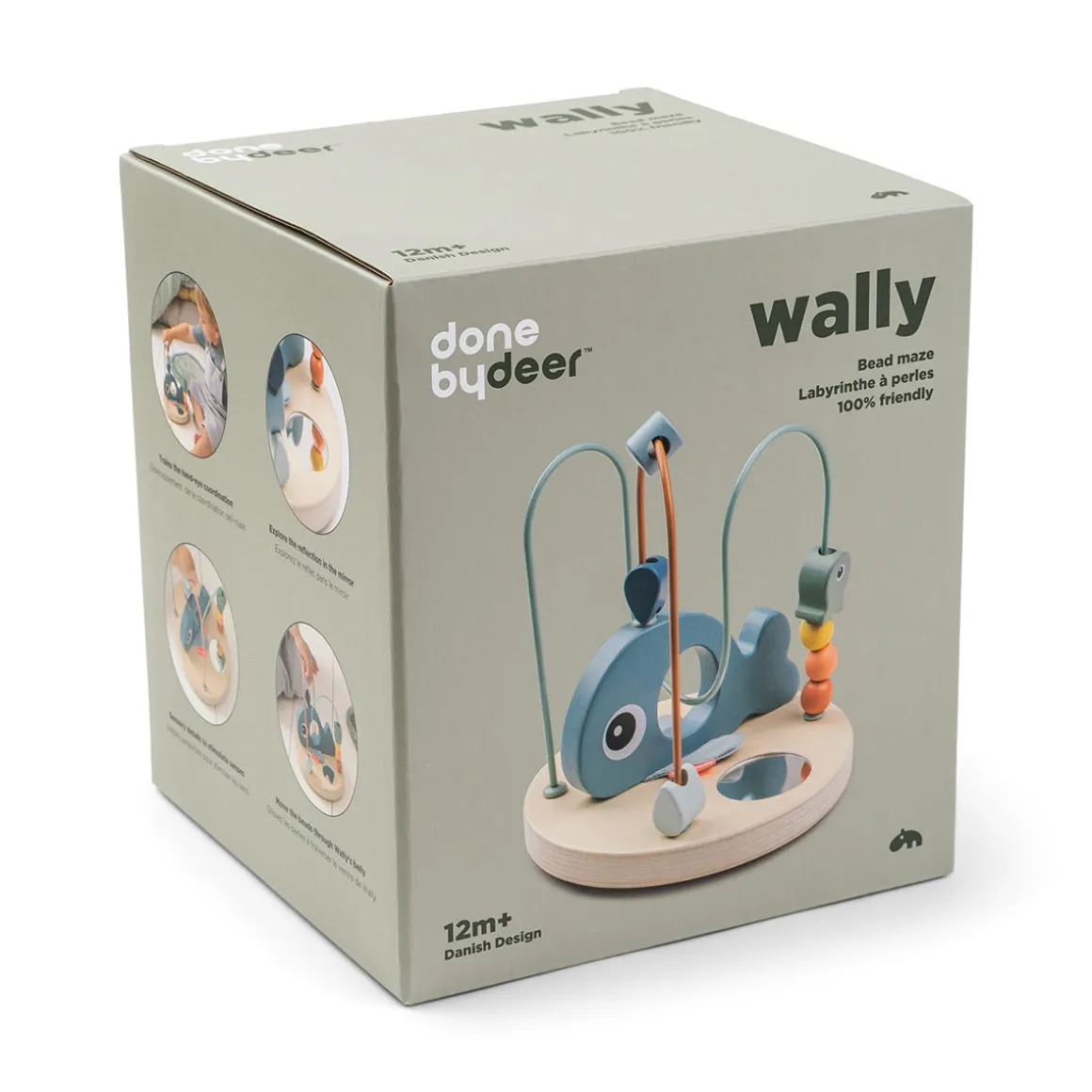 Bead maze - Wally - Blue