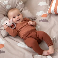 Bedlinen baby - Happy clouds - Powder
