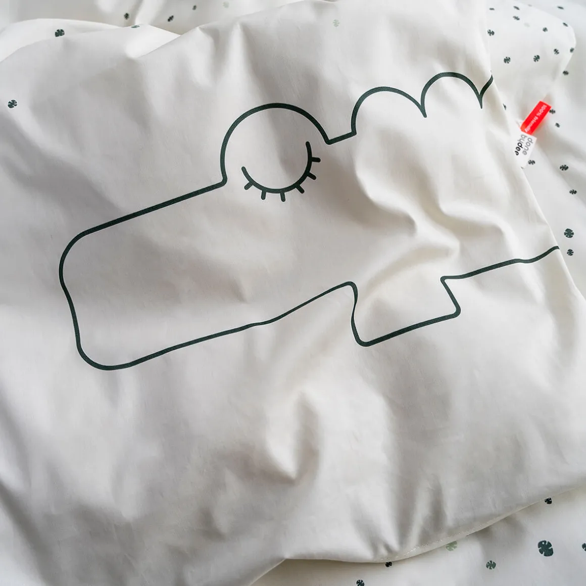 Bedlinen junior - Croco - Beige