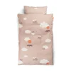 Bedlinen junior - Happy clouds - Powder