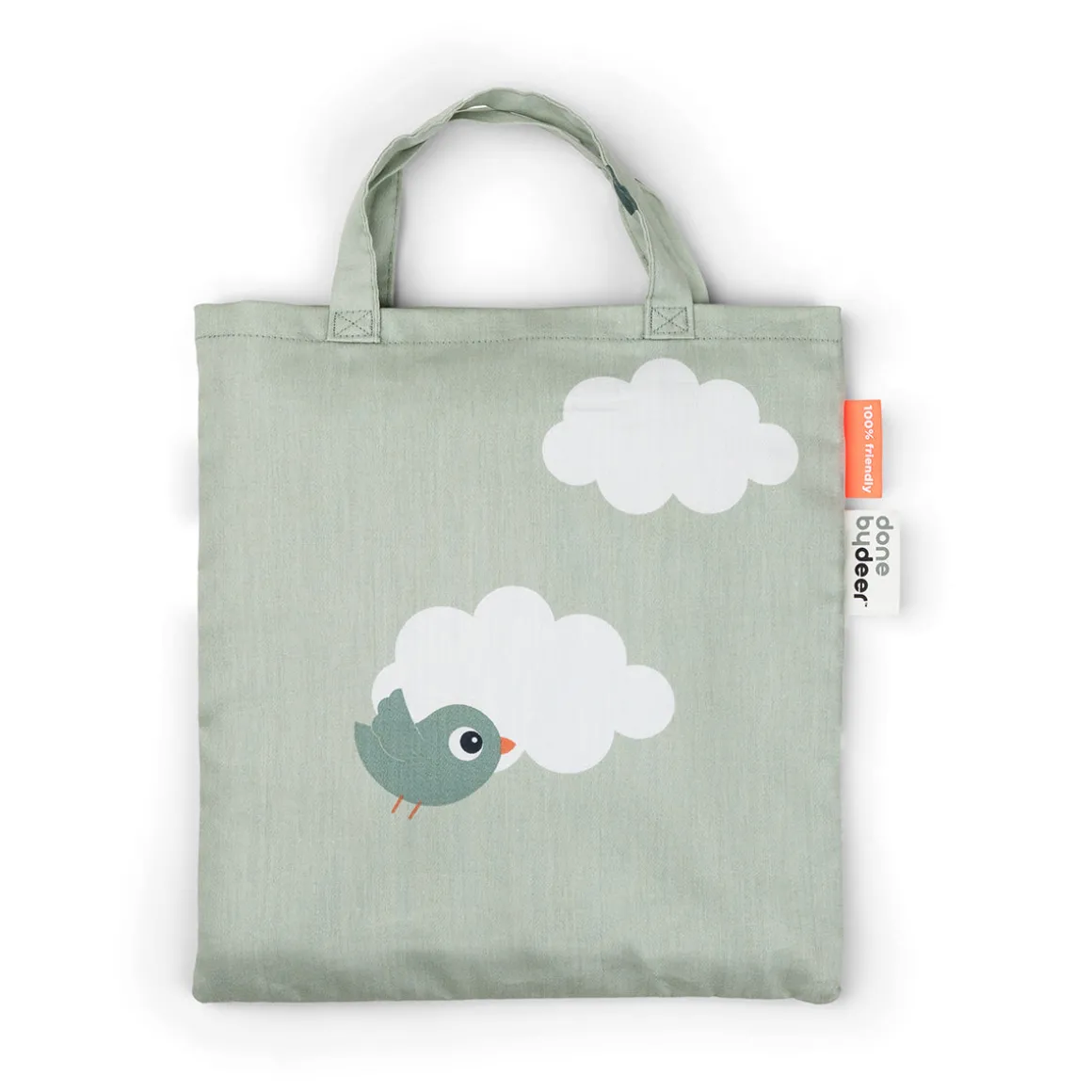 Bedlinen junior - Happy clouds - Green