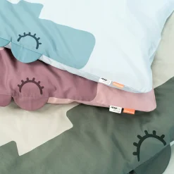 Bedlinen junior - Sleepy Croco - Powder