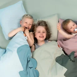 Bedlinen junior - Sleepy Croco - Powder