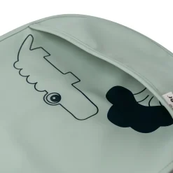 Bib with velcro 2-pack - Deer friends - Mustard/Green