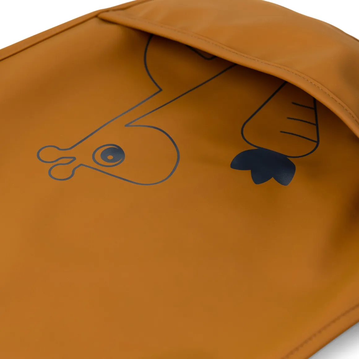 Bib with velcro 2-pack - Deer friends - Mustard/Green