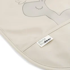 Bib with velcro 2-pack - Lalee - Sand