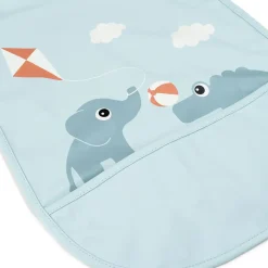 Bib w/velcro - Playground - Blue