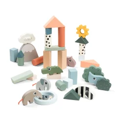 Building block set 34 pcs - Deer friends - Colour mix