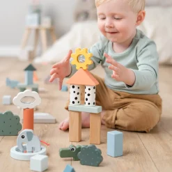 Building block set 34 pcs - Deer friends - Colour mix