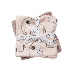 Burp cloth 2-pack - Contour - Powder