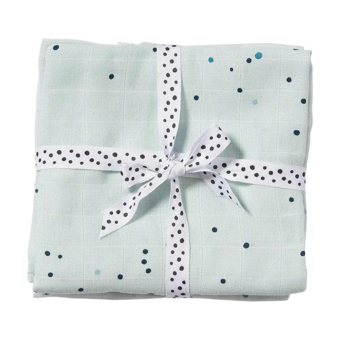 Burp cloth 2-pack - Dreamy dots - Blue