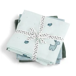 Burp cloth 3-pack - Lalee - Blue