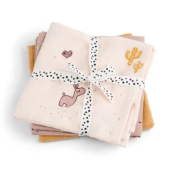Burp cloth 3-pack - Lalee - Powder