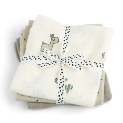 Burp cloth 3-pack - Lalee - Sand