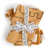 Cloth wipes 5-pack - Deer friends - Mustard