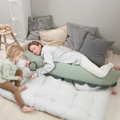 Comfy body pillow - Croco - Green