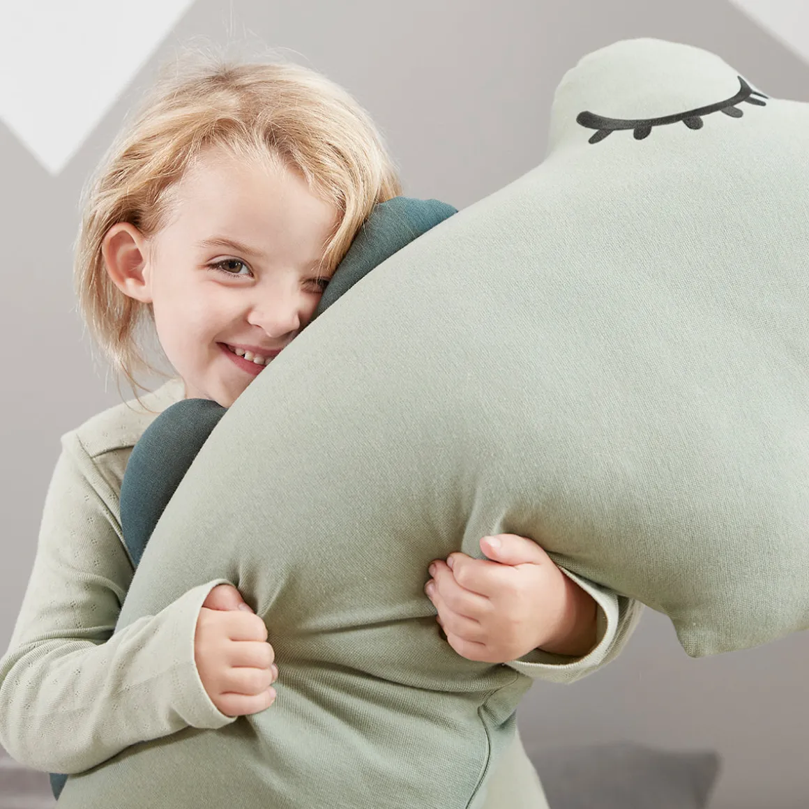 Comfy body pillow - Croco - Green
