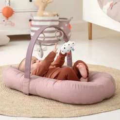 Cozy lounger with activity arch - Raffi - Powder