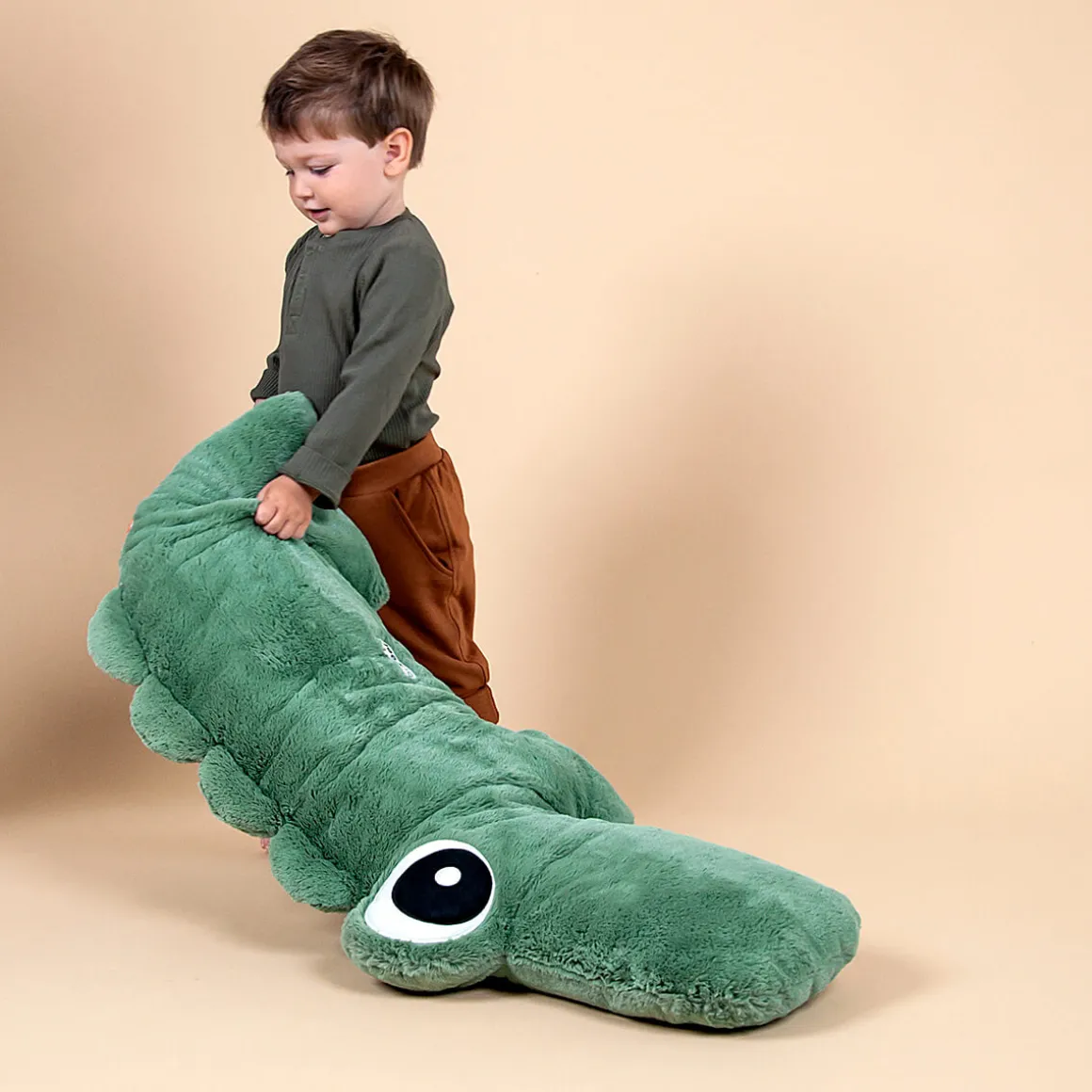 Cuddle friend Big - Croco - Green