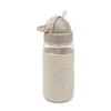 Easy-grip straw bottle - Elphee - Sand - 350 ml