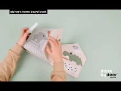 Elphee's home board book - Deer friends - Colour mix