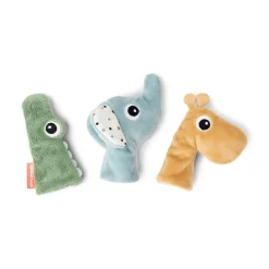 Finger puppet set 3 pcs - Deer friends - Colour mix