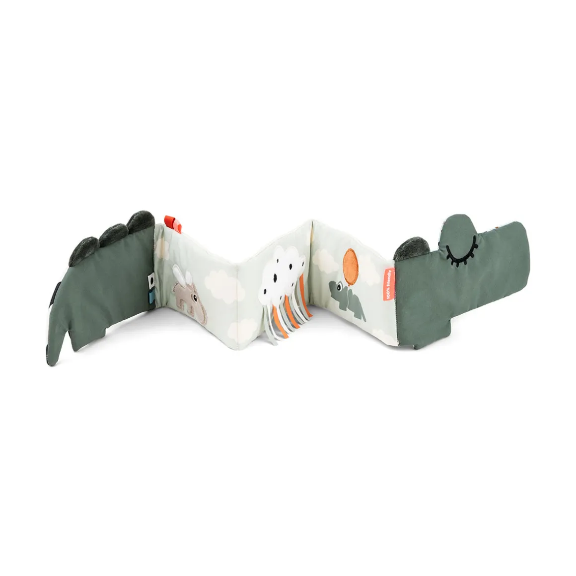 Fold-out soft book - Croco - Green