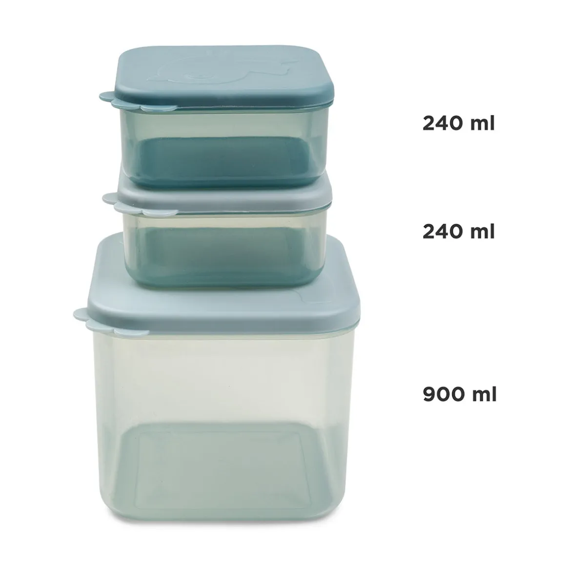 Food storage container set M - Elphee - Blue