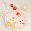 Foodie compartment plate set - Tiny farm - Powder