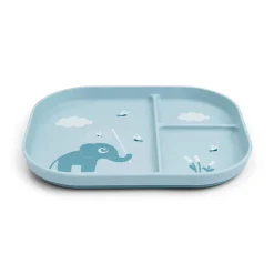 Foodie compartment plate - Elphee - Blue