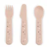 Foodie cutlery set - Happy dots - Powder