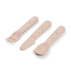 Foodie cutlery set - Happy dots - Powder