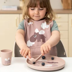 Foodie cutlery set - Happy dots - Powder