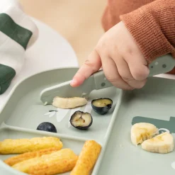 Foodie cutlery set - Happy dots - Green