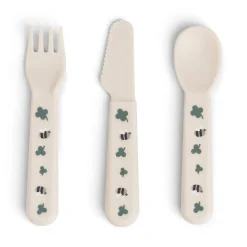 Foodie cutlery set - Tiny farm - Sand